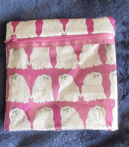 Maltese Leash Bag / Make-up Bag