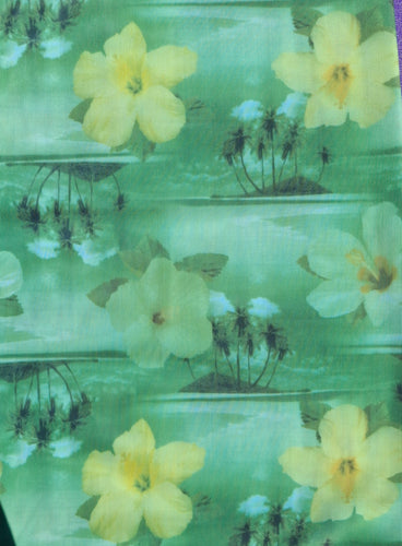 *NEW!!! Tan Thru Jammie - Green Landscape