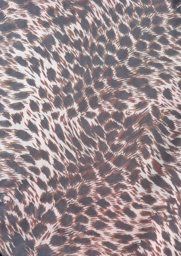 *NEW!!! Tan Thru Jammie - Brown Animal Print