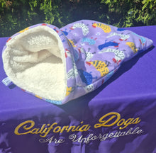 Small snuggle sack fleece/sherpa