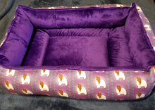 Papillon - Design 2 - Purple with Blue Butterflies