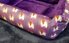 Papillon - Design 2 - Purple with Blue Butterflies