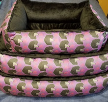 Poodle Bed - Black Rose