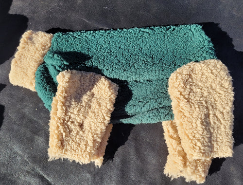 Lambie Jammie - Green with Tan Legs