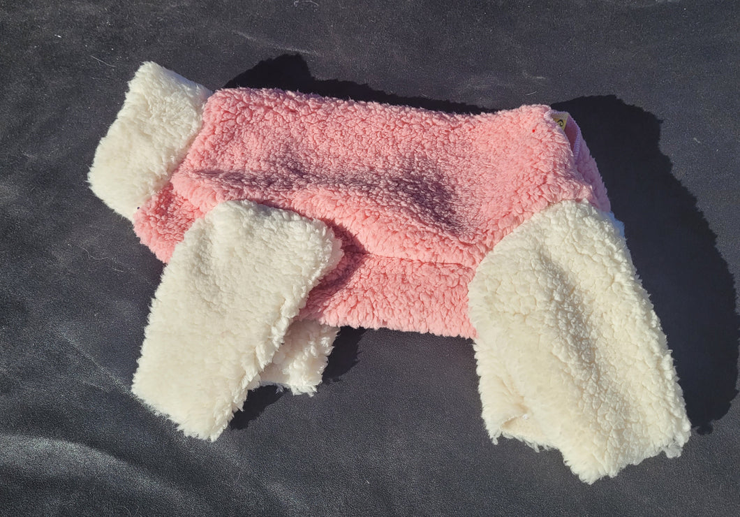 Lambie Jammie - Pink with Cream Legs