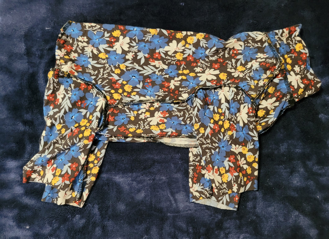 NEW!  Slinky knit - small wildflowers