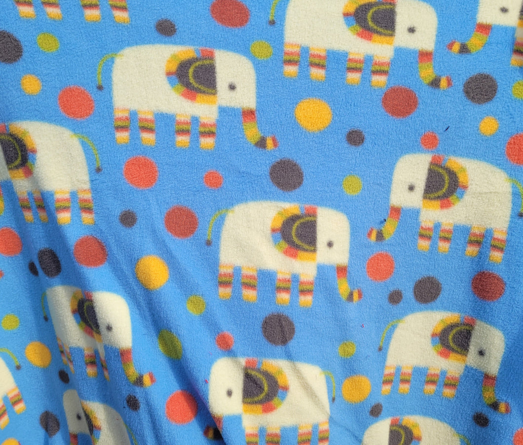 New!!! Microfleece - elephants