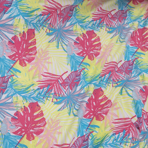Double brushed - NEW! Pastel Palms