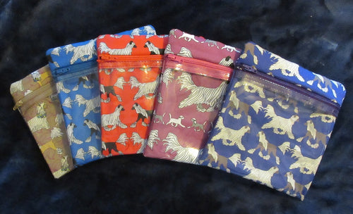 Crested Leash Bag / Make-up Bag