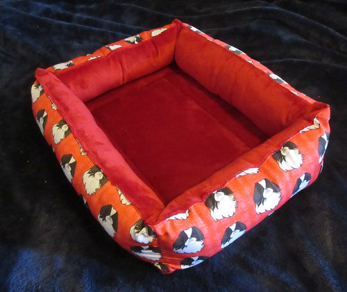 Japanese Chin Bed - Red
