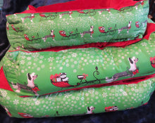 Holiday Crested Bed - Green