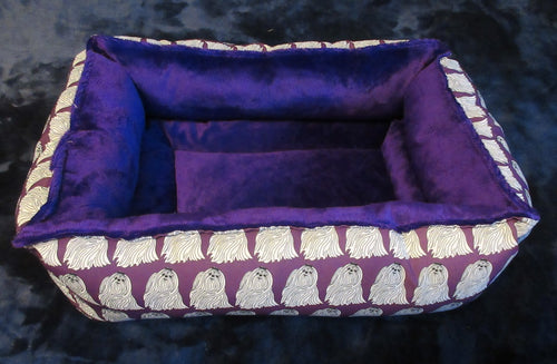 Maltese Bed - Purple