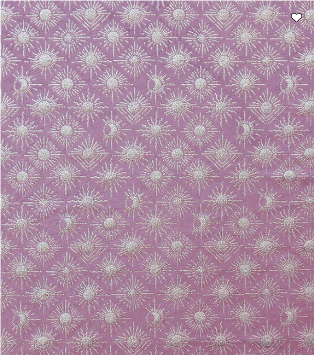 NEW!!! Pure Plush Fleece - Rose with Moons