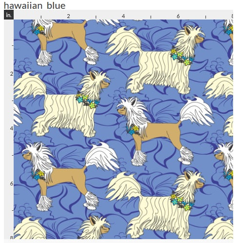 Crested Crate Mats - Blue Hawaiian
