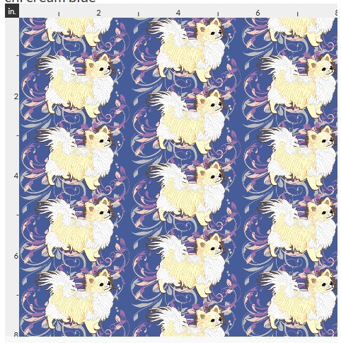 Chihuahua - Blue with Cream Long Coat