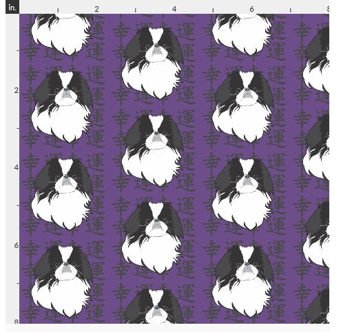 Japanese Chin Crate Mat - Purple