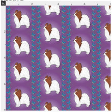 Papillon - Design 2 - Purple with Blue Butterflies