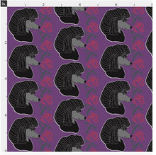 Poodle Bed - Black Rose